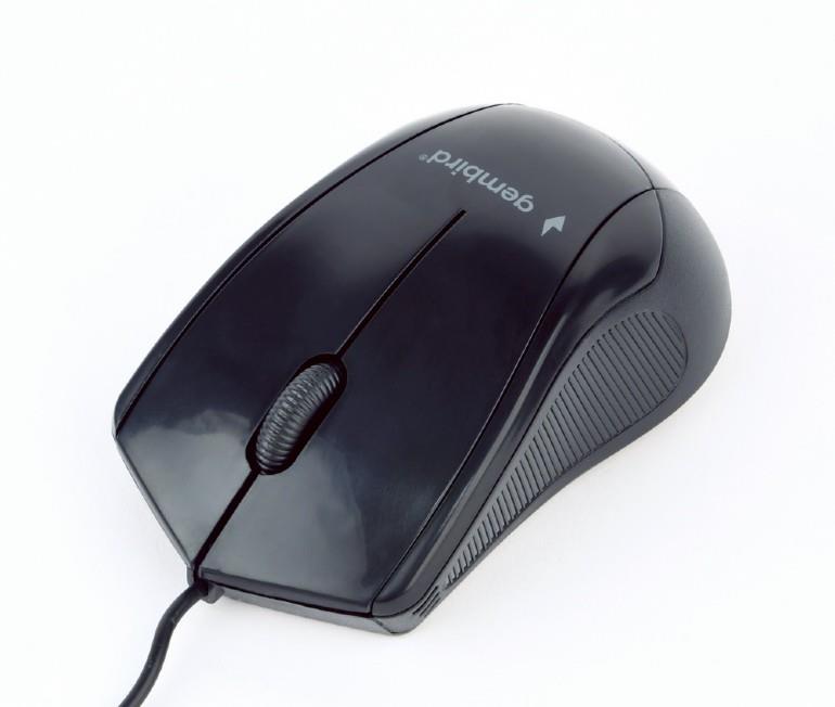 MOUSE USB OPTICAL/BLACK MUS-3B-02 GEMBIRD - Image 3