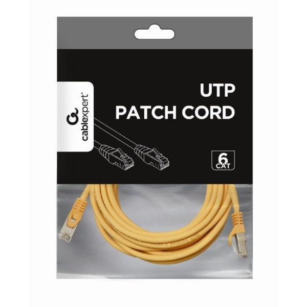 PATCH CABLE CAT6 UTP 3M/YELLOW PP6U-3M/Y GEMBIRD - Image 2