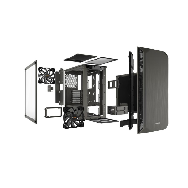 Case BE QUIET Pure Base 500 Window Gray MidiTower Not included ATX MicroATX MiniITX Colour Grey BGW36 - Image 3