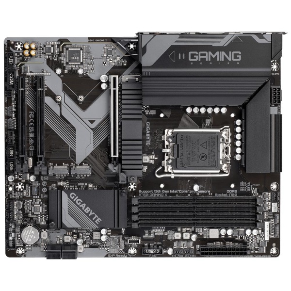 Mainboard GIGABYTE Intel B760 Express LGA1700 ATX Memory DDR5 Memory slots 4 2xPCI-Express 3.0 16x 1xPCI-Express 4.0 16x 3xM.2 1xHDMI 1xDisplayPort 5xUSB 2.0 2xUSB 3.2 1xUSB-C 1xRJ45 6xAudio port B760GAMINGX - Image 3