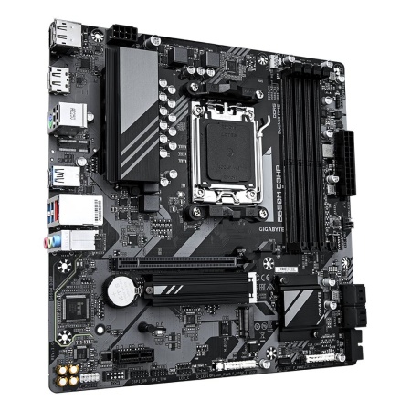 Mainboard GIGABYTE AMD B650 SAM5 Micro-ATX Memory DDR5 Memory slots 4 1xPCI-Express 3.0 1x 1xPCI-Express 4.0 16x 2xM.2 1xHDMI 2xDisplayPort 2xUSB 2.0 3xUSB 3.2 1xUSB-C 1xPS/2 1xRJ45 3xAudio port B650MD3HP - Image 2