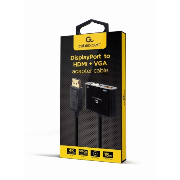 I/O ADAPTER DISPLAYP. TO HDMI/VGA A-DPM-HDMIFVGAF-01 GEMBIRD - Image 2