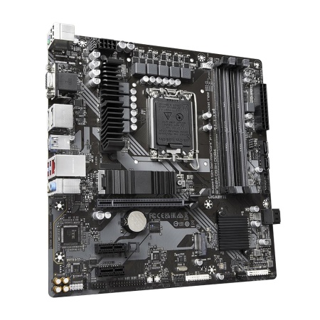 Mainboard GIGABYTE Intel B760 Express LGA1700 Micro-ATX Memory DDR4 Memory slots 4 2xPCI-Express 3.0 1x 1xPCI-Express 4.0 16x 2xM.2 1x15pin D-sub 1xHDMI 2xDisplayPort 2xUSB 2.0 3xUSB 3.2 1xUSB-C 1xPS/2 1xRJ45 3xAudio port B760MDS3HDDR4 - Image 2