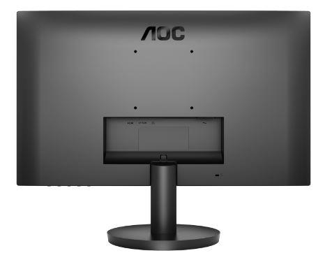 LCD Monitor AOC 24" Panel VA 1920x1080 16:9 100 Hz Matte 1 ms Speakers Tilt Colour Black 24B3HMA2 - Image 5
