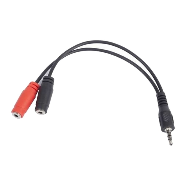 CABLE AUDIO 3.5MM 4-PIN TO/3.5MM S+MIC CCA-417 GEMBIRD - Image 2
