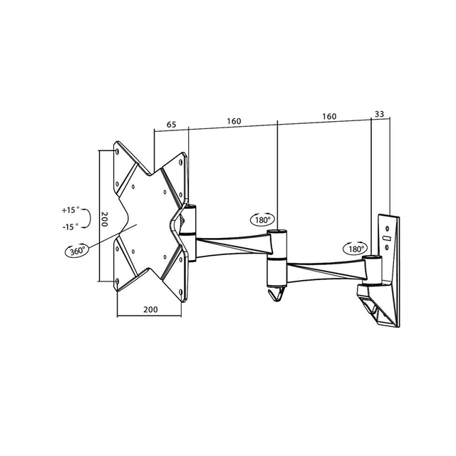 TV SET ACC WALL MOUNT BLACK/10-40" FPMA-W835 NEOMOUNTS - Image 7