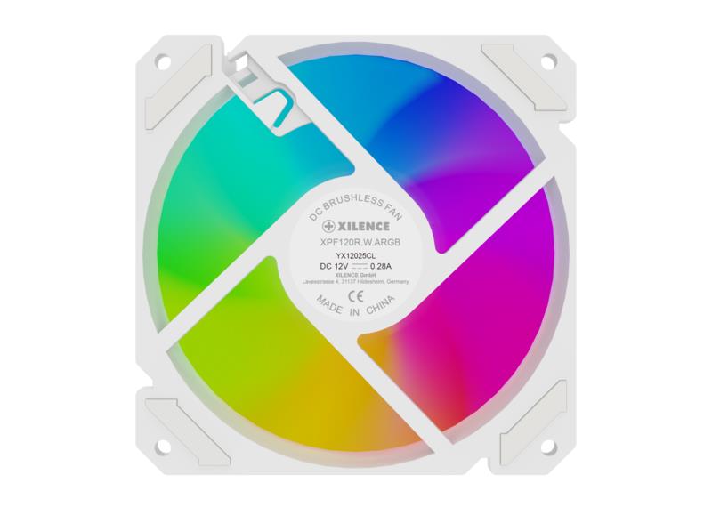 CASE FAN 120MM PWM ARGB REVERS/4PIN WHITE XF066 XILENCE - Image 3