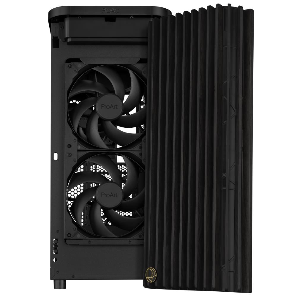 Case ASUS ProArt PA401 Wood Edition - Metal Panel MidiTower Not included ATX Colour Black PROARTPA401WOODMETPWM - Image 9