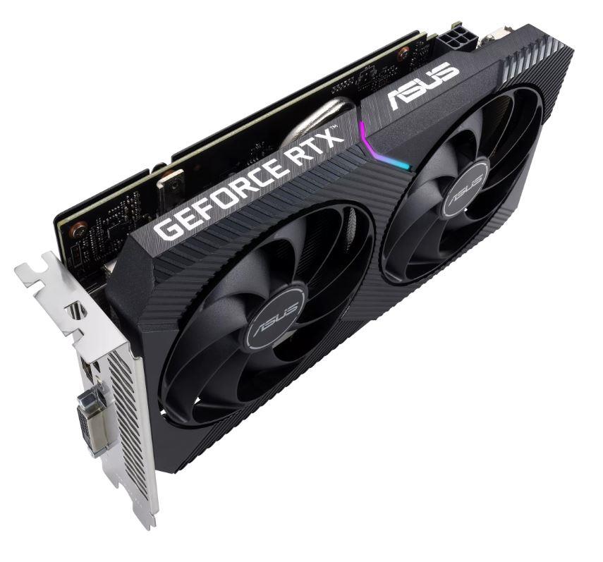 Graphics Card ASUS NVIDIA GeForce RTX 3050 8 GB GDDR6 128 bit PCIE 4.0 16x Dual Slot Fansink 1xDVI-D 1xHDMI 1xDisplayPort DUAL-RTX3050-O8G-V2 - Image 6