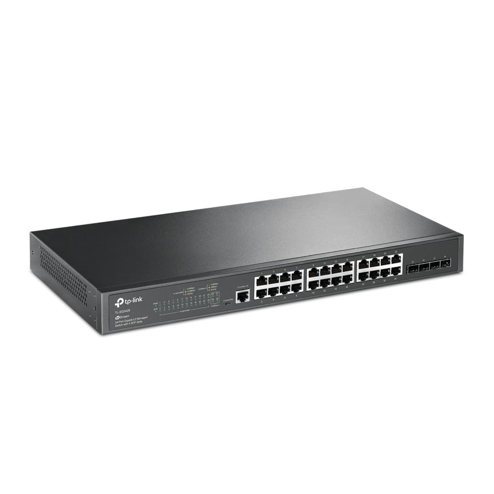 Switch TP-LINK Omada TL-SG3428 Type L2 Rack 4xSFP 1xConsole 1 TL-SG3428 - Image 2