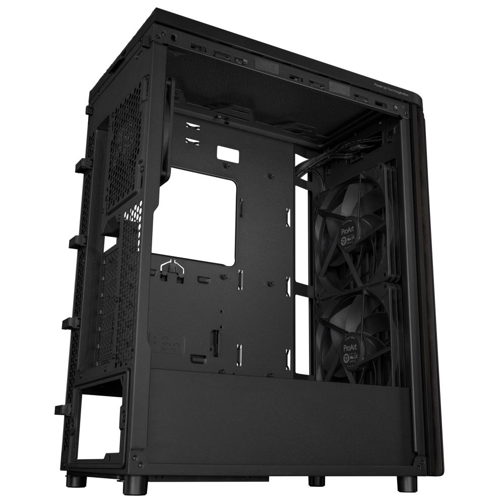 Case ASUS ProArt PA401 Wood Edition - Metal Panel MidiTower Not included ATX Colour Black PROARTPA401WOODMETPWM - Image 7