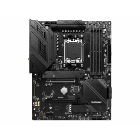 Mainboard MSI AMD B650 SAM5 ATX Memory DDR5 Memory slots 4 1xPCI-Express 1x 2xPCI-Express 16x 3xM.2 1xHDMI 1xDisplayPort 2xUSB 2.0 7xUSB 3.2 1xUSB-C 1xOptical S/PDIF 1xRJ45 5xAudio port MAGB650TOMAHAWKWIFI - Image 2