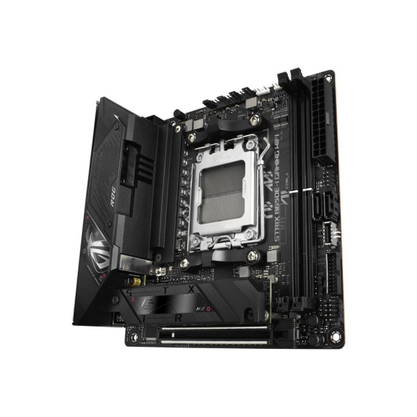 Mainboard ASUS AMD B650 SAM5 Mini-ITX Memory DDR5 Memory slots 2 1xPCI-Express 5.0 16x 2xM.2 1xHDMI 2xAudio-In 1xAudio-Out 2xUSB 2.0 4xUSB 3.2 2xUSB-C 1xOptical S/PDIF 1xRJ45 2xRF-Out STRIXB650E-IGAMINGWIFI