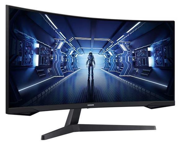 LCD Monitor SAMSUNG Odyssey G5 34" Gaming/Curved/21 : 9 Panel VA 3440x1440 21:9 1 ms Tilt Colour Black LC34G55TWWPXEN - Image 3