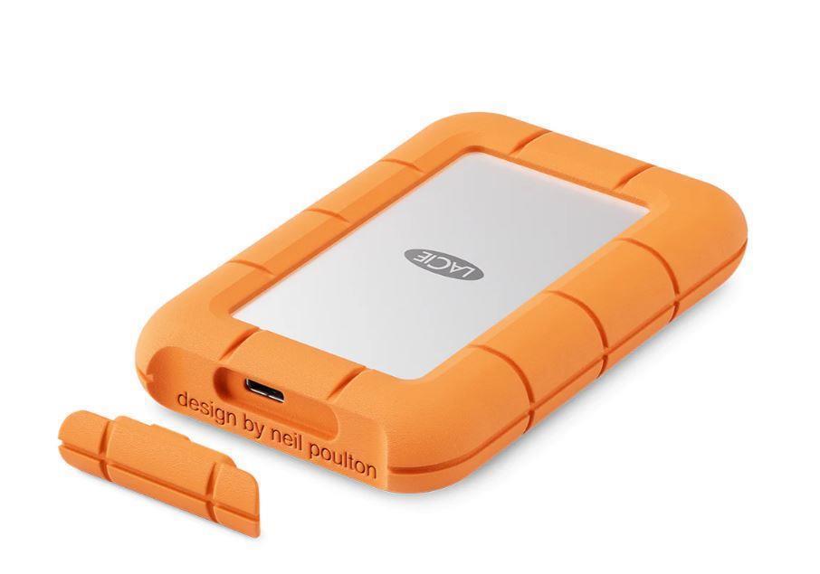 External SSD LACIE 1TB USB-C Write speed 2000 MBytes/sec Read speed 2000 MBytes/sec STMF1000400 - Image 2