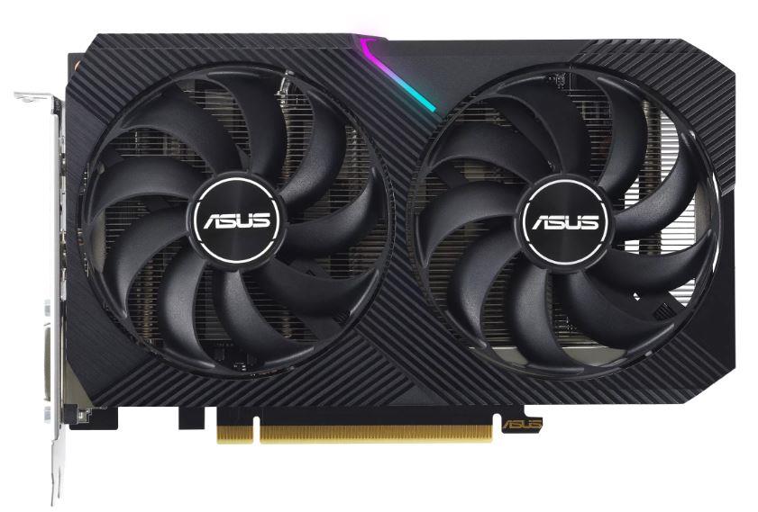 Graphics Card ASUS NVIDIA GeForce RTX 3050 8 GB GDDR6 128 bit PCIE 4.0 16x Dual Slot Fansink 1xDVI-D 1xHDMI 1xDisplayPort DUAL-RTX3050-O8G-V2 - Image 2