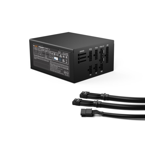 Power Supply BE QUIET 1200 Watts Peak Power 1270 Watts Efficiency 80 PLUS PLATINIUM PFC Active MTBF 100000 hours BN339 - Image 3