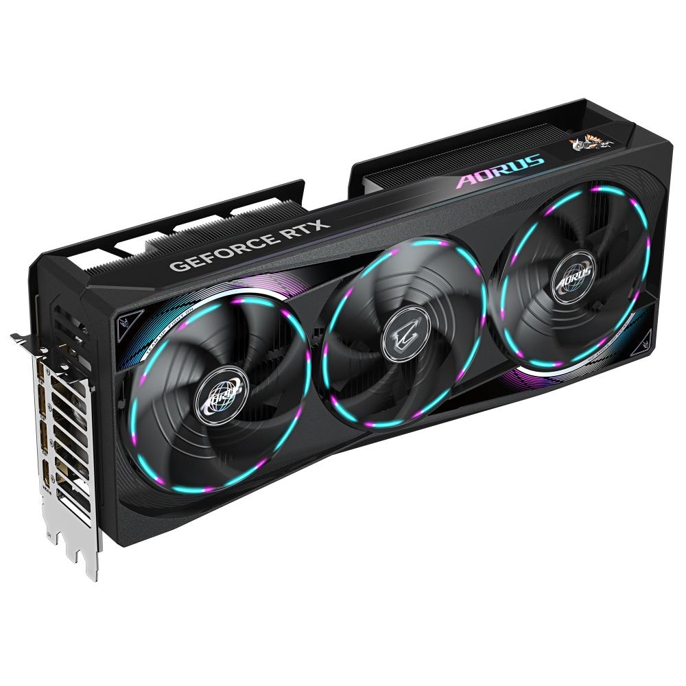 Graphics Card GIGABYTE NVIDIA GeForce RTX 5080 16 GB GDDR7 256 bit PCIE 5.0 16x GPU 2617 MHz Dual Slot Fansink 1xHDMI 3xDisplayPort GV-N5080AORUSM-16GD1.0 - Image 2