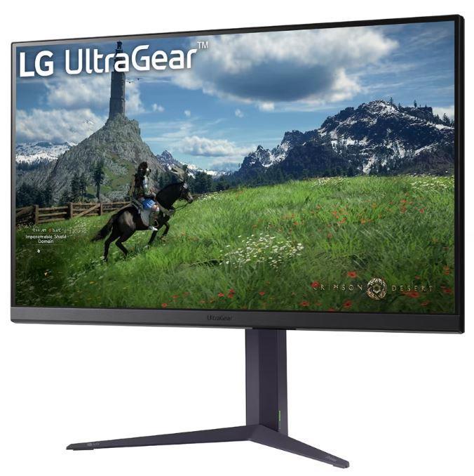 LCD Monitor LG 27" Panel IPS 2560x1440 16:9 180Hz 1 ms Pivot Height adjustable Tilt Colour Black 27GS85Q-B - Image 2