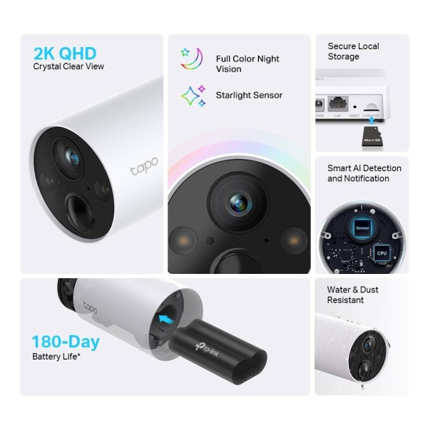 WRL CAMERA SMART H.264/TAPO C420S2 TP-LINK - Image 2