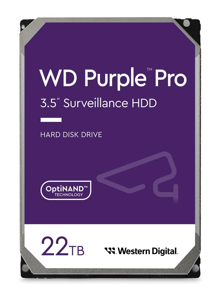HDD WESTERN DIGITAL Purple Pro 22TB 512 MB 7200 rpm 3,5" WD221PURP