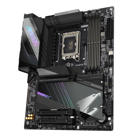 Mainboard GIGABYTE Intel Z790 LGA1700 ATX Memory DDR5 Memory slots 4 1xPCI-Express 3.0 16x 1xPCI-Express 4.0 16x 1xPCI-Express 5.0 16x 5xM.2 1xHDMI 2xUSB 2.0 6xUSB 3.2 1xUSB-C 1xOptical S/PDIF 1xRJ45 2xAudio port Z790APROXWIFI7 - Image 5