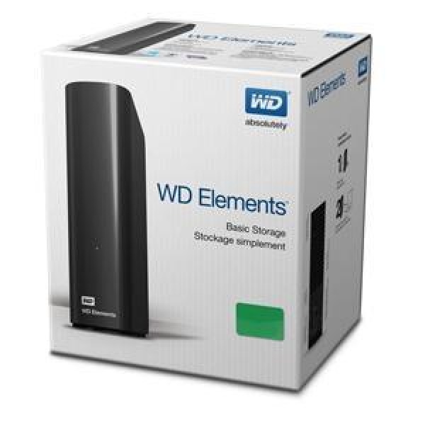 External HDD WESTERN DIGITAL Elements Desktop 6TB USB 3.0 Drives 1 Black WDBWLG0060HBK-EESN - Image 8