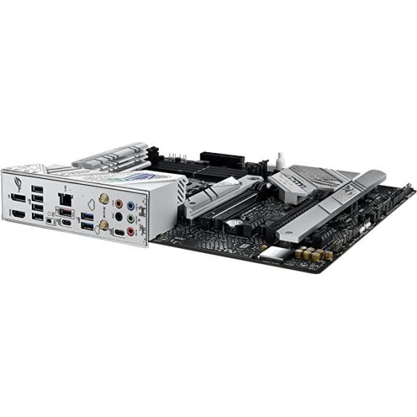 Mainboard ASUS Intel B760 Express LGA1700 ATX Memory DDR5 Memory slots 4 2xPCI-Express 3.0 1x 1xPCI-Express 3.0 16x 1xPCI-Express 5.0 16x 3xM.2 1xHDMI 1xDisplayPort 4xUSB 2.0 3xUSB 3.2 2xUSB-C 1xRJ45 5xAudio port STRIXB760-AGAMINGWIFI - Image 5