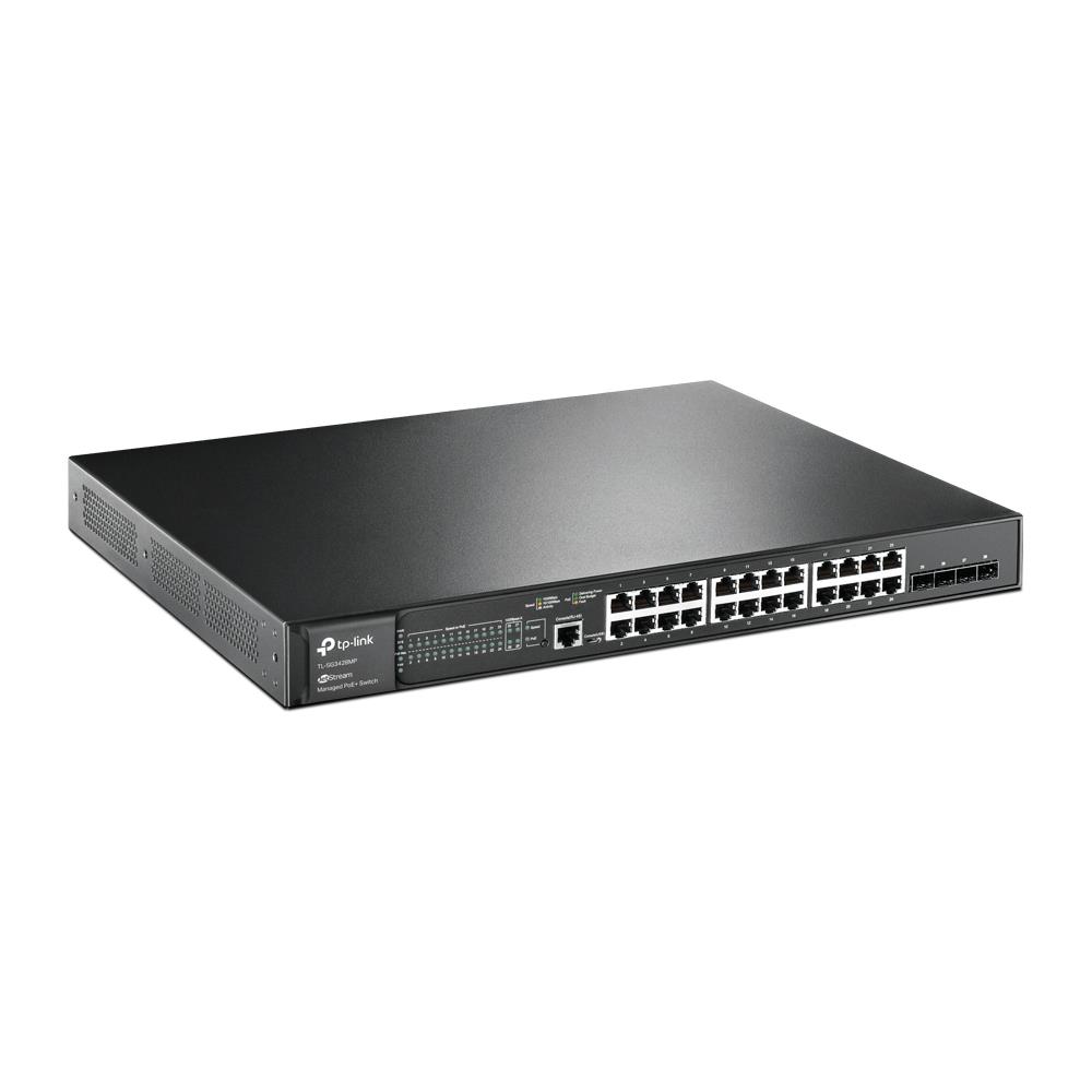 Switch TP-LINK Omada TL-SG3428MP Rack 4xSFP 1xConsole 1 384 Watts TL-SG3428MP - Image 2