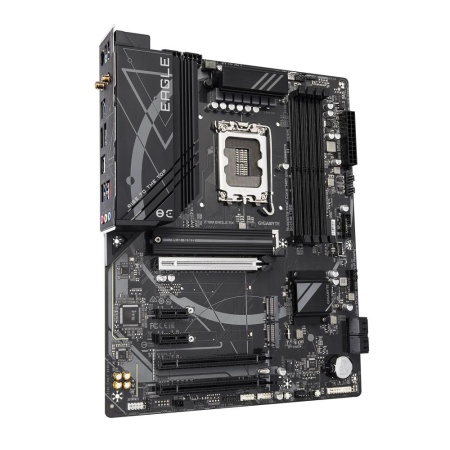 Mainboard GIGABYTE Intel Z790 LGA1700 ATX Memory DDR5 Memory slots 4 2xPCI-Express 3.0 1x 1xPCI-Express 3.0 16x 1xPCI-Express 4.0 16x 1xPCI-Express 5.0 16x 3xM.2 1xHDMI 1xDisplayPort 2xUSB 2.0 5xUSB 3.2 1xUSB-C 1xPS/2 1xRJ45 3xAudio port Z790EAGLEAX - Image 3