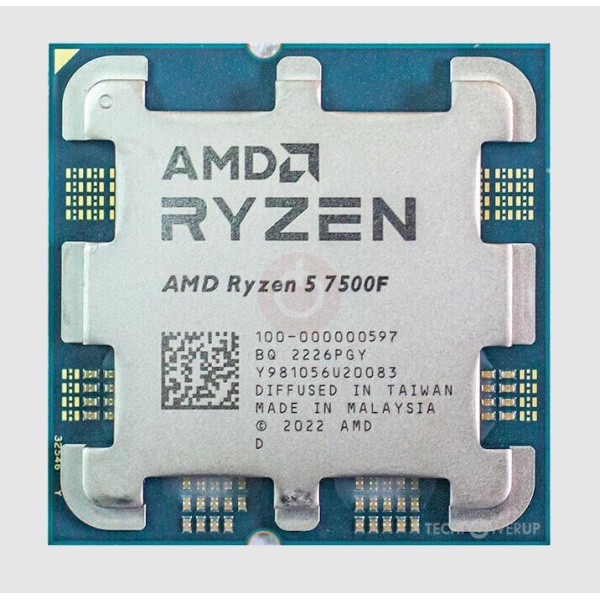 CPU AMD Desktop Ryzen 5 7500F 3700 MHz Cores 6 6MB Socket SAM5 65 Watts OEM 100-000000597