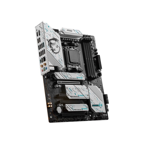 Mainboard MSI AMD X670 SAM5 ATX Memory DDR5 Memory slots 4 1xPCI-Express 1x 3xPCI-Express 16x 4xM.2 1xHDMI 1xDisplayPort 1xAudio-In 1xAudio-Out 1xMicrophone 4xUSB 2.0 6xUSB 3.2 1xUSB-C 1xRJ45 X670EGAMINGPLUSWIFI - Image 3