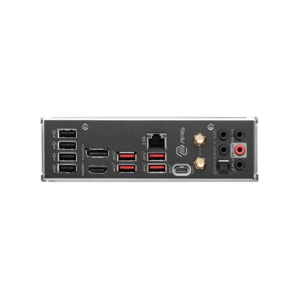 Mainboard MSI Intel B760 Express LGA1700 ATX Memory DDR5 Memory slots 4 1xPCI-Express 1x 2xPCI-Express 16x 3xM.2 1xHDMI 1xDisplayPort 4xUSB 2.0 4xUSB 3.2 1xUSB-C 1xOptical S/PDIF 1xRJ45 5xAudio port MAGB760TOMAHAWKWIFI - Image 5