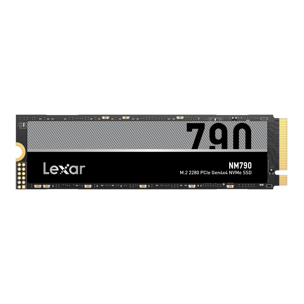 SSD LEXAR NM790 4TB M.2 PCIe Gen4 NVMe Write speed 6500 MBytes/sec Read speed 7400 MBytes/sec 2.45mm TBW 3000 TB MTBF 1500000 hours LNM790X004T-RNNNG