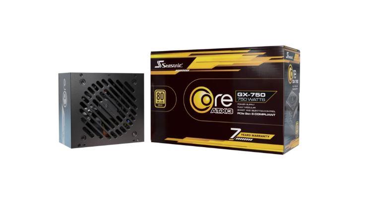 Power Supply SEASONIC CORE GX ATX 3.1 750 Watts Efficiency 80 PLUS GOLD MTBF 100000 hours COREGX-750