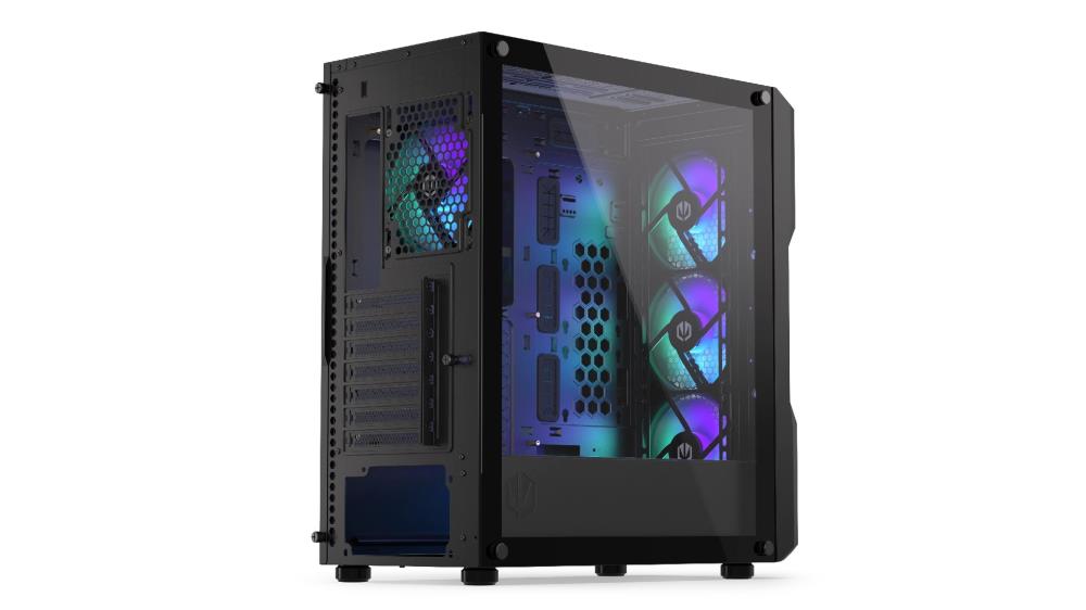 Case ENDORFY Regnum 400 ARGB MidiTower Case product features Transparent panel Not included ATX MicroATX MiniITX Colour Black EY2A009 - Image 5