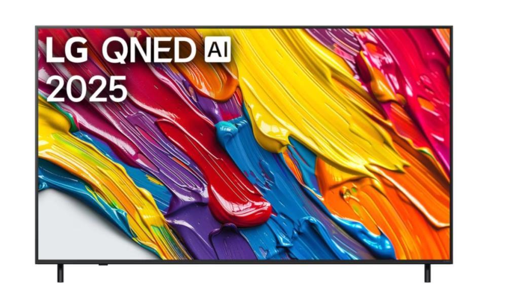 TV Set LG 75" 4K/Smart 3840x2160 Wireless LAN Bluetooth webOS Black 75QNED80A3A