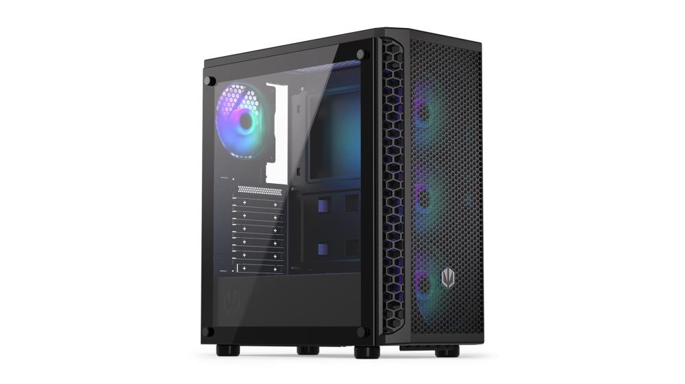 Case ENDORFY Signum 300 ARGB MidiTower Case product features Transparent panel Not included ATX MicroATX MiniITX Colour Black EY2A006