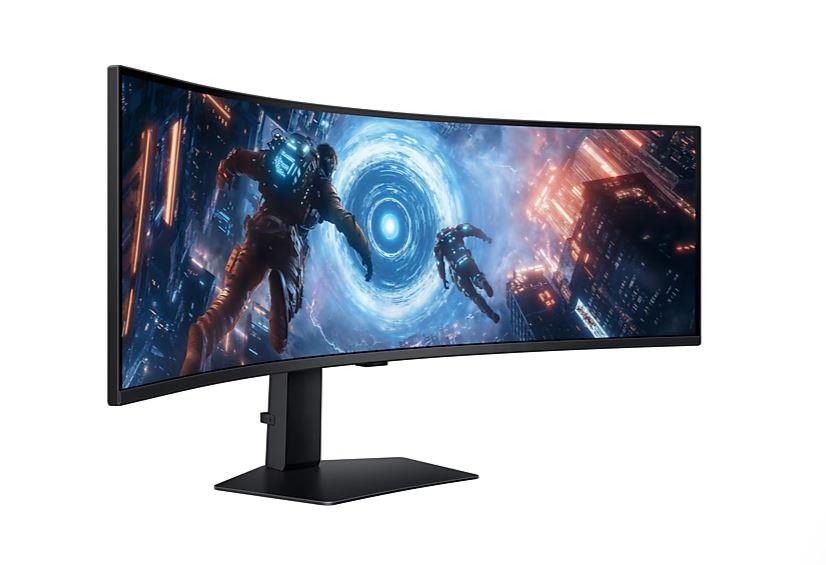 LCD Monitor SAMSUNG LS49FG910EUXEN 49" Gaming/Curved Swivel Height adjustable Tilt Matte Panel VA 5120x1440 32:9 144Hz 1 ms Colour Black LS49FG910EUXEN - Image 3