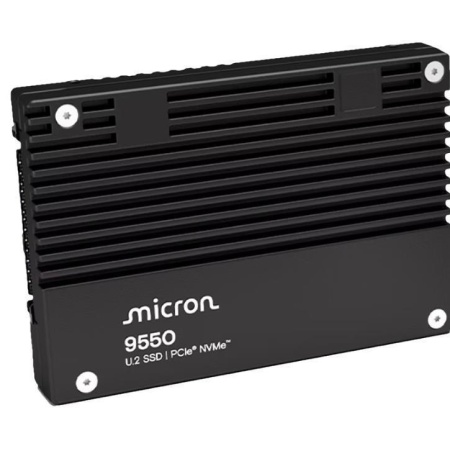 SSD MICRON SSD series 9550 MAX 6.4TB NVMe NAND flash technology 3D TLC Write speed 10000 MBytes/sec Read speed 14000 MBytes/sec Form Factor U.2 TBW 35040 TB MTFDLAL6T4THB-1BK1DABYYR