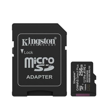 MEMORY MICRO SDXC 256GB UHS-I/W/ADAPTER SDCS3/256GB KINGSTON