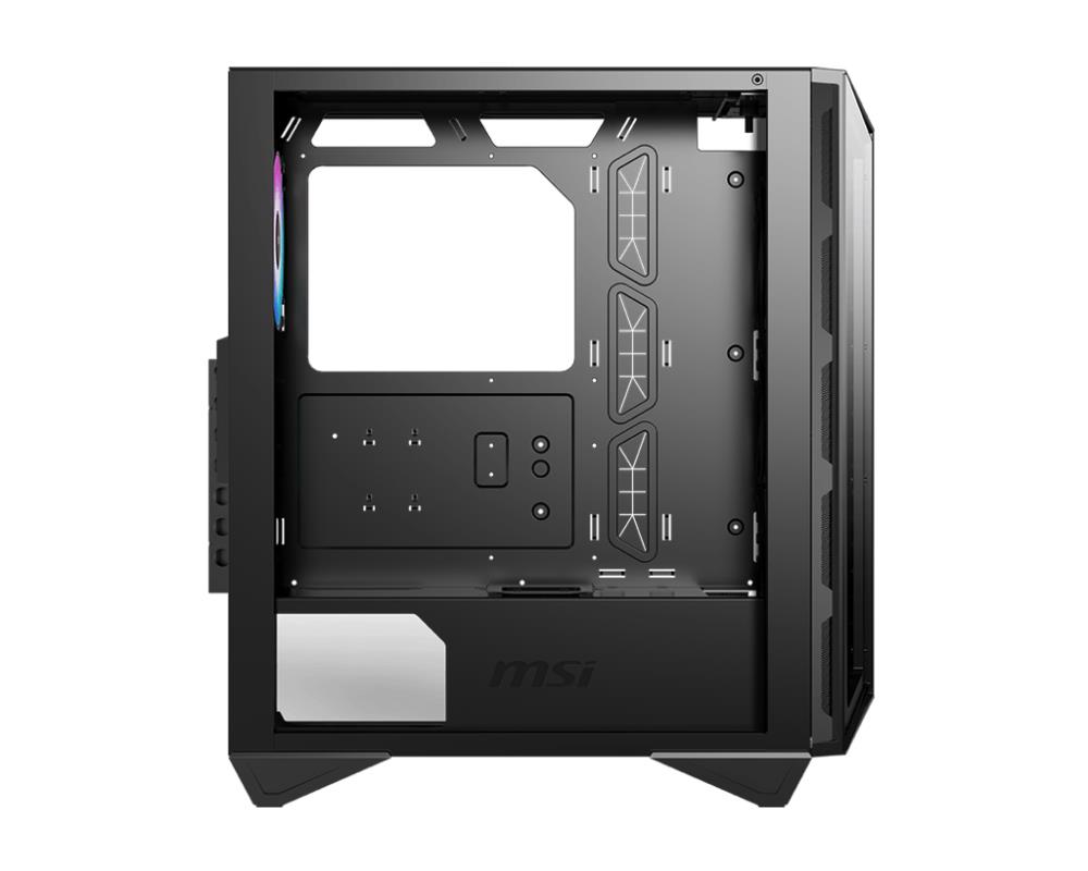Case MSI MPG GUNGNIR 110R MidiTower Case product features Transparent panel Not included ATX MicroATX MiniITX Colour Black MPGGUNGNIR110R - Image 4