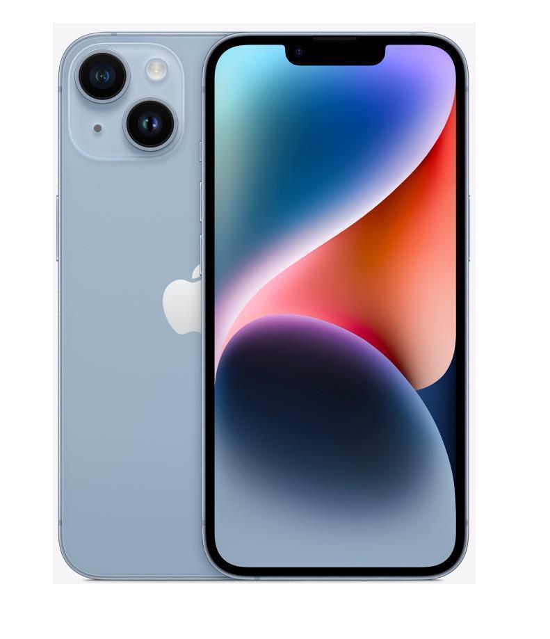 REFURB. PHONE IPHONE 14/256GB BLUE A GRADE RED