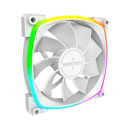 CASE FAN 120MM/RX120 PWM WHITE 3 IN 1 MONTECH