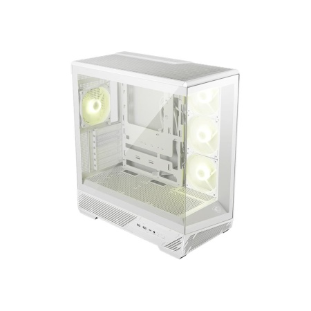 Case MSI ATX/micro ATX/Mini-ITX White/Transparent Midi Tower MAG PANO 130R PZ WHITE MAGPANO130RPZWHITE