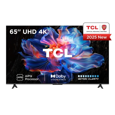 TV Set TCL 65 " 4K Ultra HD 3840 x 2160 pixels Flat 16:9 DLED 65V6C