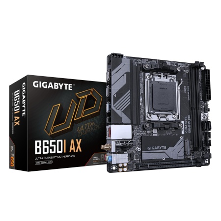 Mainboard GIGABYTE AMD B650 SAM5 Mini-ITX Memory DDR5 Memory slots 2 B650IAX1.1