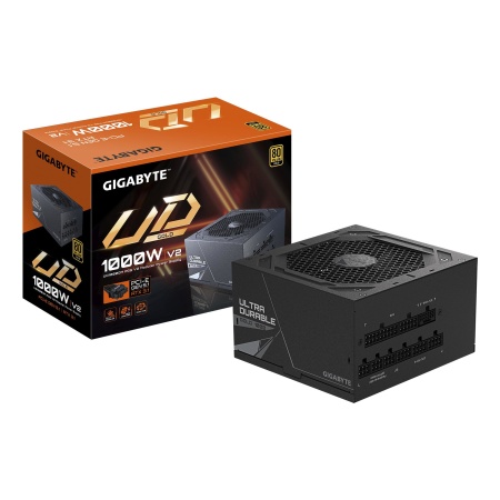 Power Supply GIGABYTE GP-UD1000GM ATX 3.1 1000 Watts Efficiency 80 PLUS GOLD PFC Active GP-UD1000GMPG5V2