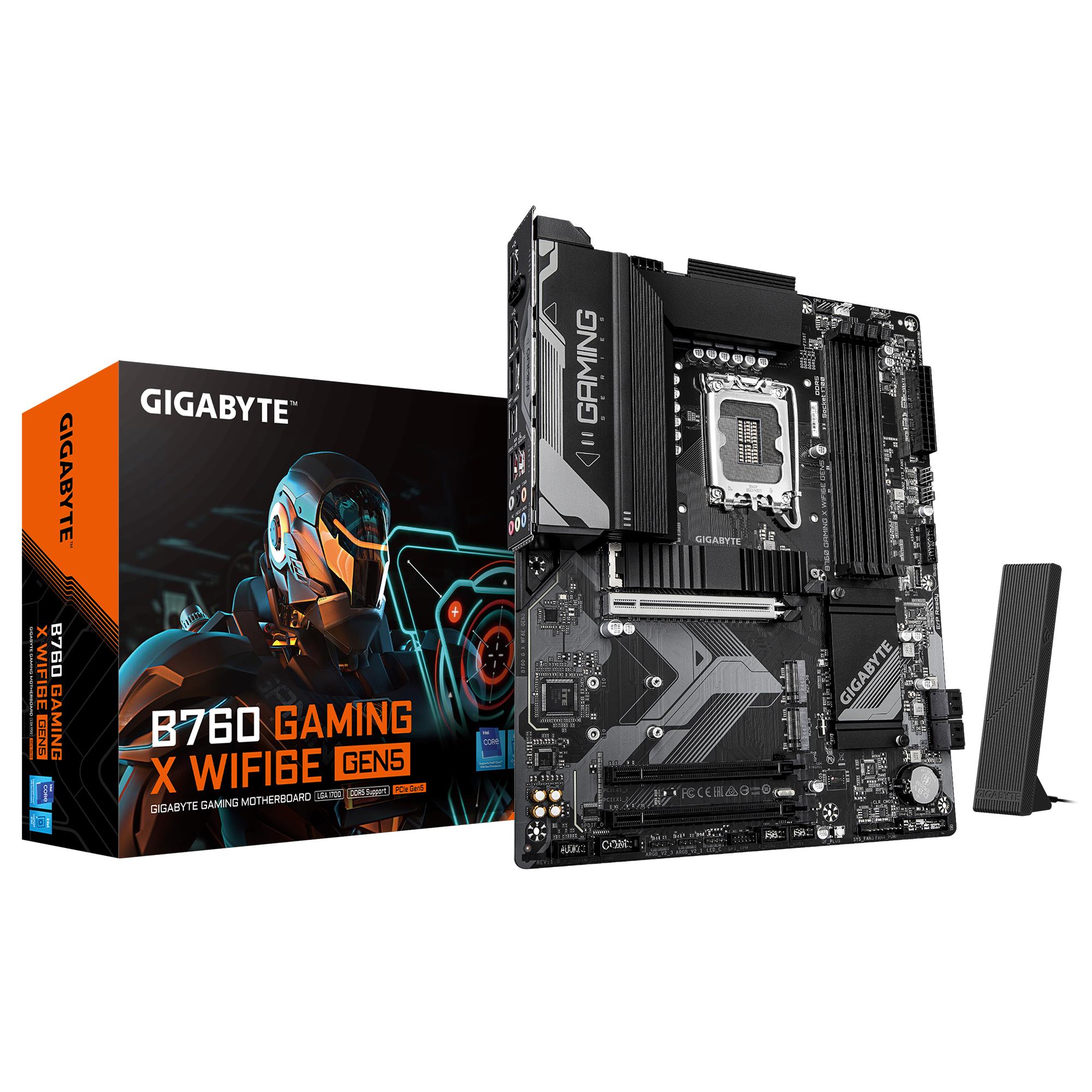 Mainboard GIGABYTE Intel B760 Express LGA1700 ATX Memory DDR5 B760GXWF6EGEN5