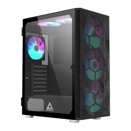 Case MONTECH X3 Mesh MidiTower Not included Colour Black X3MESH(B)